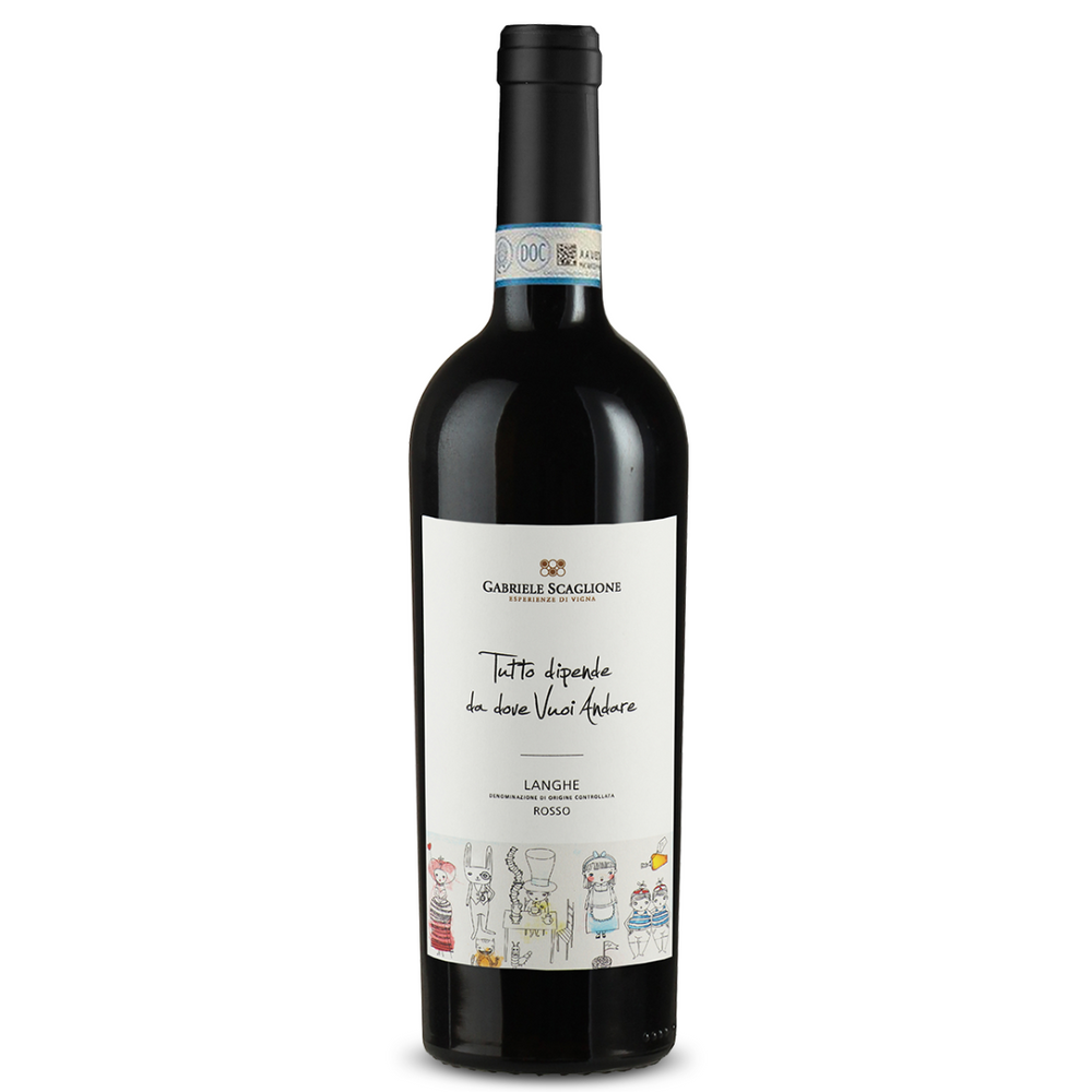 Gabriele Scaglione 'Tutto dipende da dove Vuoi Andare' Langhe Rosso 2014 MAGNUM 1500ml